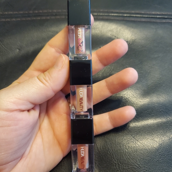 NIB HUDA BEAUTY Mini Matte & Metal Melted Shadows in Warm Browns - Picture 5 of 12